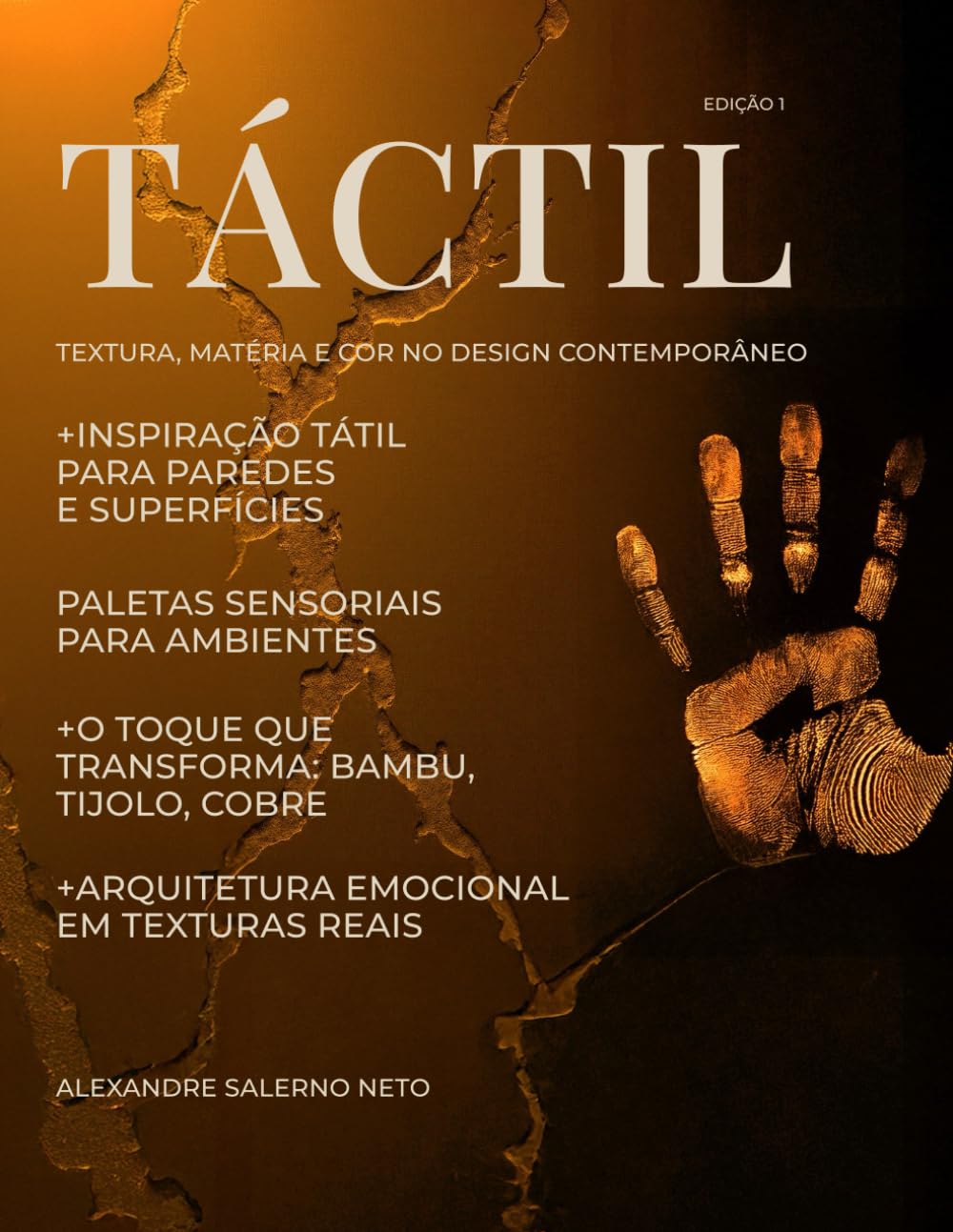 Capa oficial da publicação TÁCTIL – Textura, Matéria e Cor no Design Contemporâneo